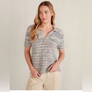 HAVEN WILL WITHIN elgant Knit Short Sleeve Top -